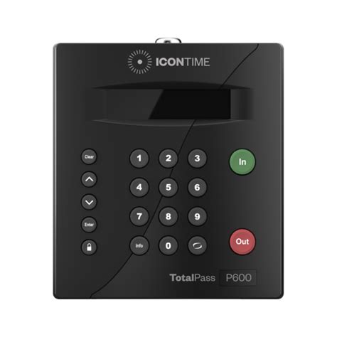 total pass p600 external usb rfid reader|TotalPass P600 Proximity Card Time Clock.